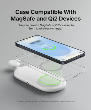 Belkin BoostCharge Pro Qi2 15W slim magnetic wireless pad Compact charging with cover OnlineExpo.pk