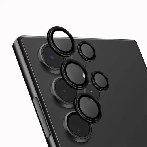 Samsung Galaxy S24 Ultra Camera Ring Lens - Black Original Product Front View - OnlineExpo.pk