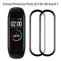 Xiaomi Band 7 / Band 8 3D Protective Film Full Curved Edge Screen Protector (Pack of 2)