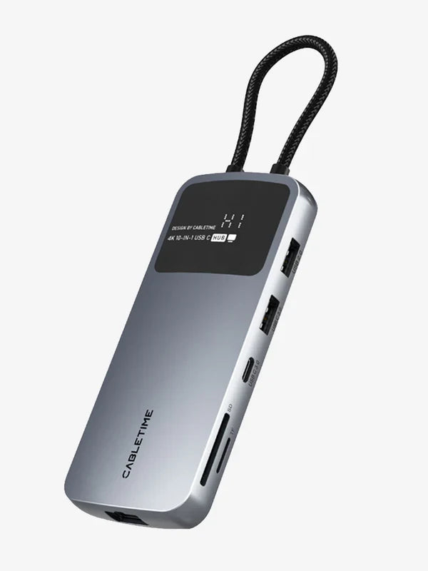 USB C Dual HDMI 4K Docking Station with Ethernet 100W PD for MacBook / Dell / HP / Surface / Lenovo Original Product Front
