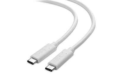 Type C To Type C Data Cable - White Original Product Front View - OnlineExpo.pk