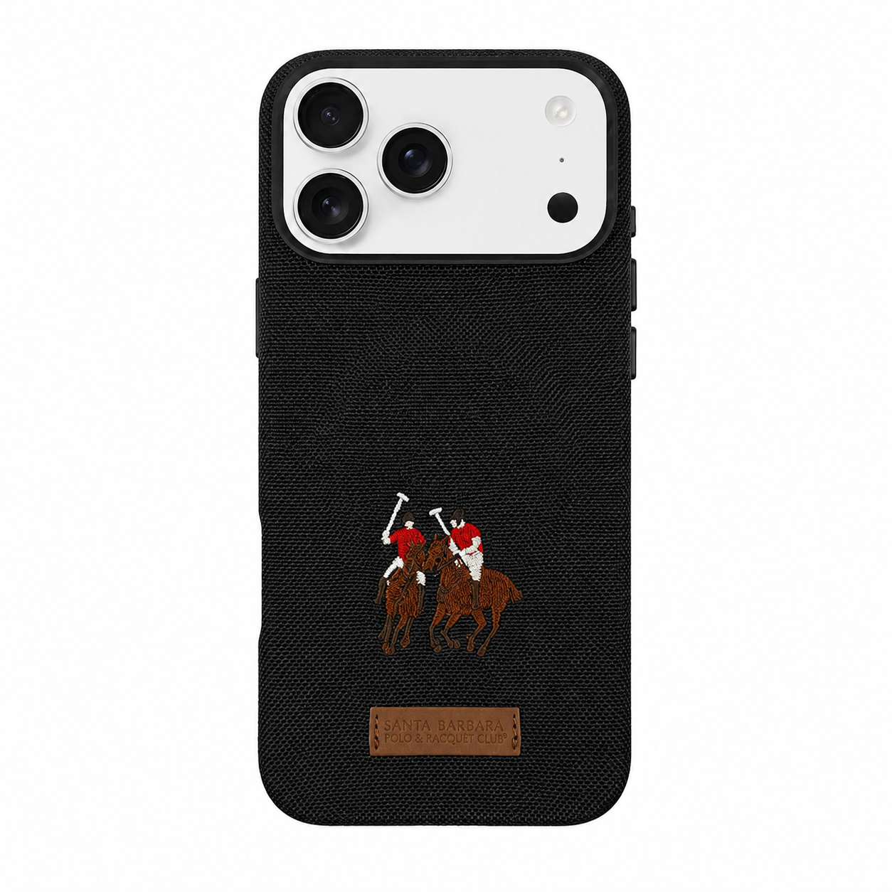 iPhone 17 / 18 Pro Max Santa Barbara Polo Racquet Club Yolanda Series MagSafe Case – Black Original Product Front View - OnlineExpo.pk