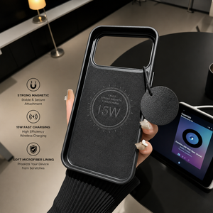 Premium Stripe Leather iPhone Case | Soft Touch Protective Cover View 6 - OnlineExpo.pk