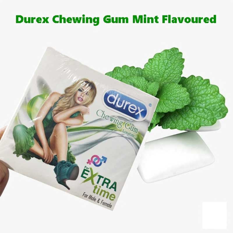 Durex CHEWING GUM Long Time For Male & Female 4 GUM View 3 - OnlineExpo.pk