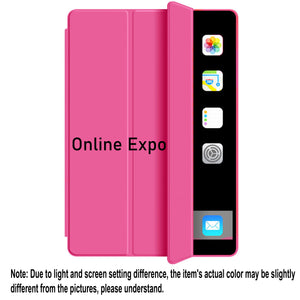 Trifold stand cover shown in typing angle
