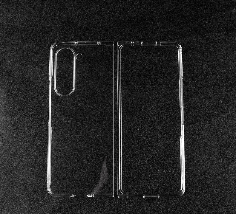 Samsung Galaxy Z Fold 6 Transparent Anti Shockproof Case - Clear Original Product Front View - OnlineExpo.pk