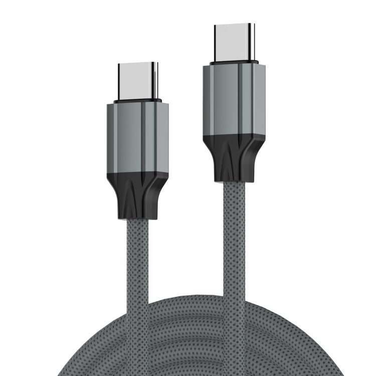 LDNIO LC441C 65W Type-C to Type-C Fast Charging Data Cable - Grey Original Product Front View - OnlineExpo.pk
