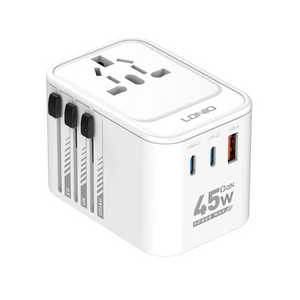 LDNIO Z8 3USB Ports 45W GaN Travel Adapter View 2 - OnlineExpo.pk