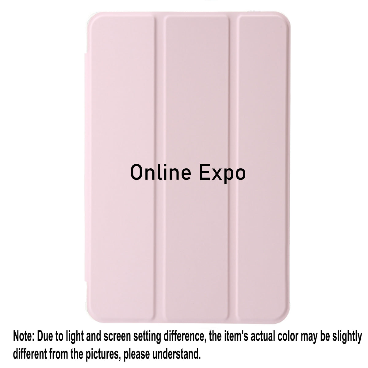 iPad Pro 13 2024, iPad Pro 13 2025 PU Leather Case with Stylus Holder Light Pink
