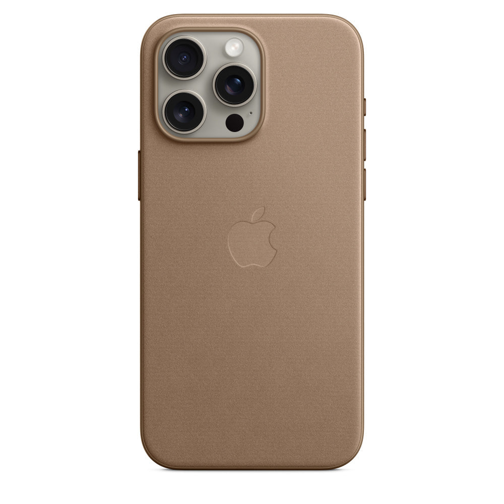 iPhone 15 Pro FineWoven Case with MagSafe - Taupe Original Product Front View - OnlineExpo.pk