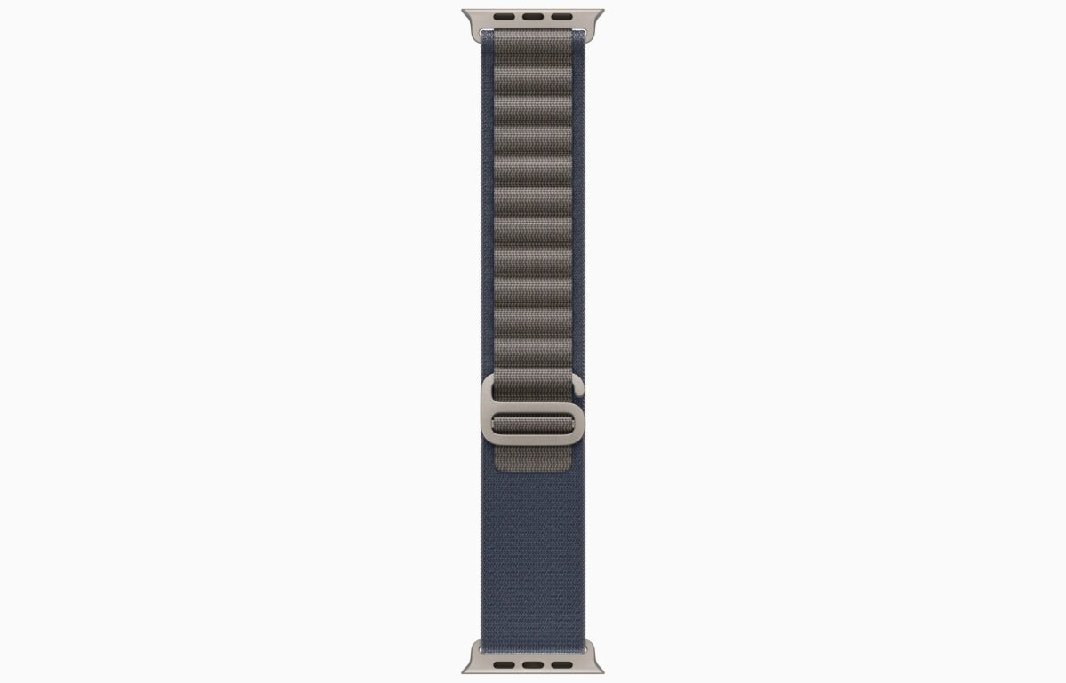 42mm-44mm-45mm-49mm Alpine Loop Smartwatch Strap For Apple Watch Ultra/Ultra 2- Blue View 3 - OnlineExpo.pk