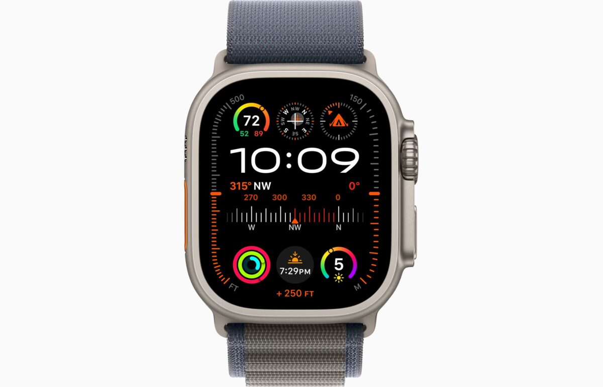 42mm-44mm-45mm-49mm Alpine Loop Smartwatch Strap For Apple Watch Ultra/Ultra 2- Blue View 2 - OnlineExpo.pk