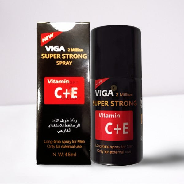 New Viga Spray 2 Million Super Strong Delay Spray with Vitamin C+E Original Product Front View - OnlineExpo.pk