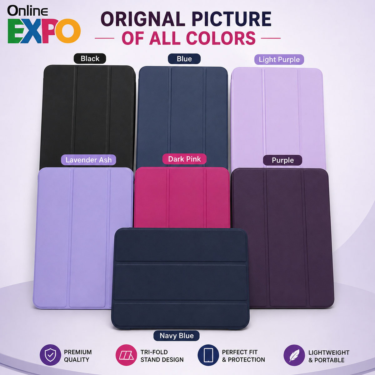 iPad Pro 13 2024, iPad Pro 13 2025 PU Leather Case with Stylus Holder Orignal