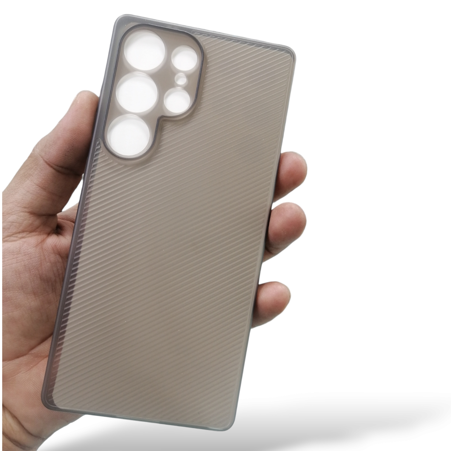 Samsung Galaxy S25 Ultra Paper Case Ultra Thin - Natural Titanium Original Product Front View - OnlineExpo.pk