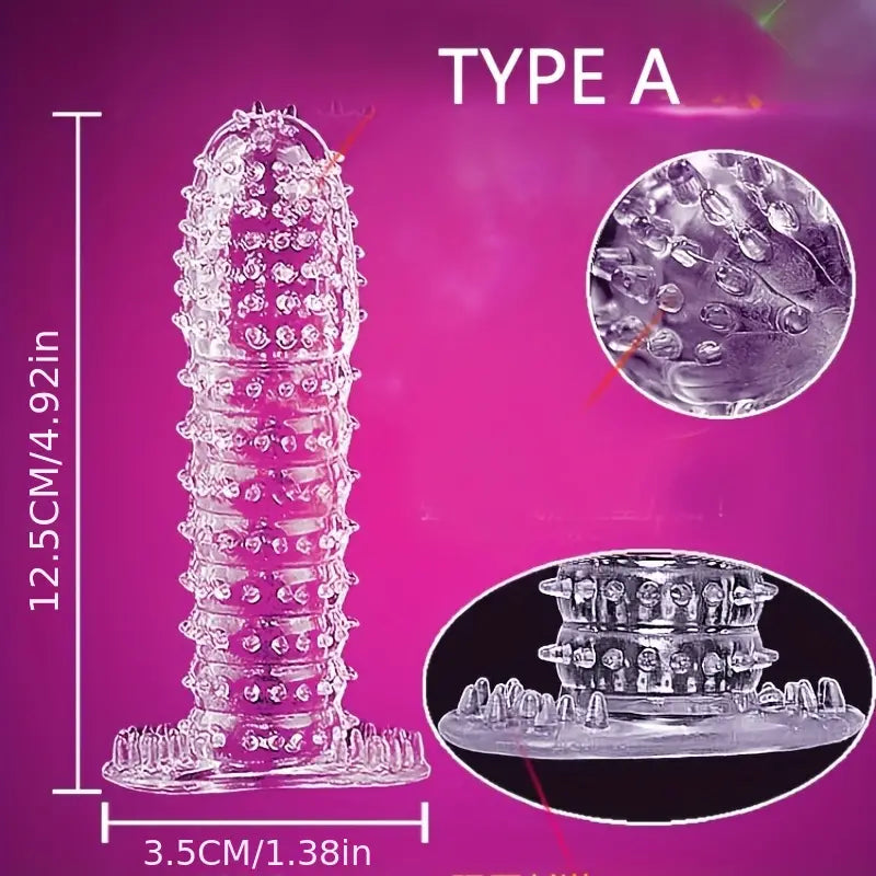 Silicon Crystal Reusable Condom View 4 - OnlineExpo.pk
