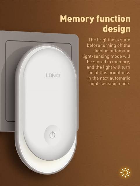 LDNIO Intelligent Sensor Night Light Y2 Portable Automatic Lumen Control Motion Sensor LED Night Light for Bedroom Bed Book Shelf Corridor Evening View 2 - OnlineExpo.pk