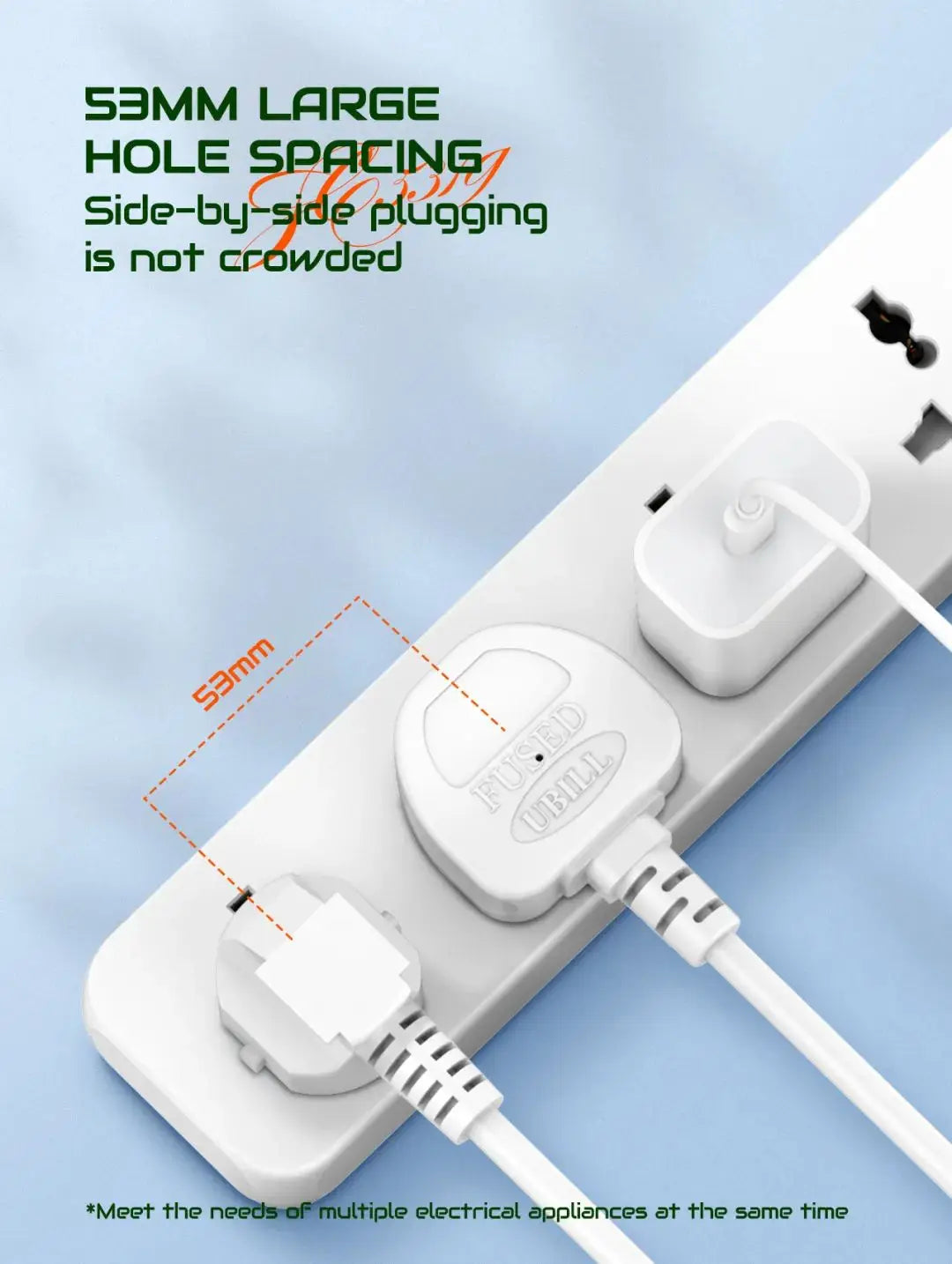 LDNIO SC5319 Defender Series Power Extension View 4 - OnlineExpo.pk