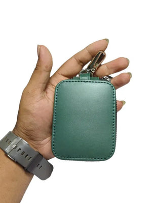 Universal Leather Case Cover for Zero Carbon Earbuds View 6 - OnlineExpo.pk