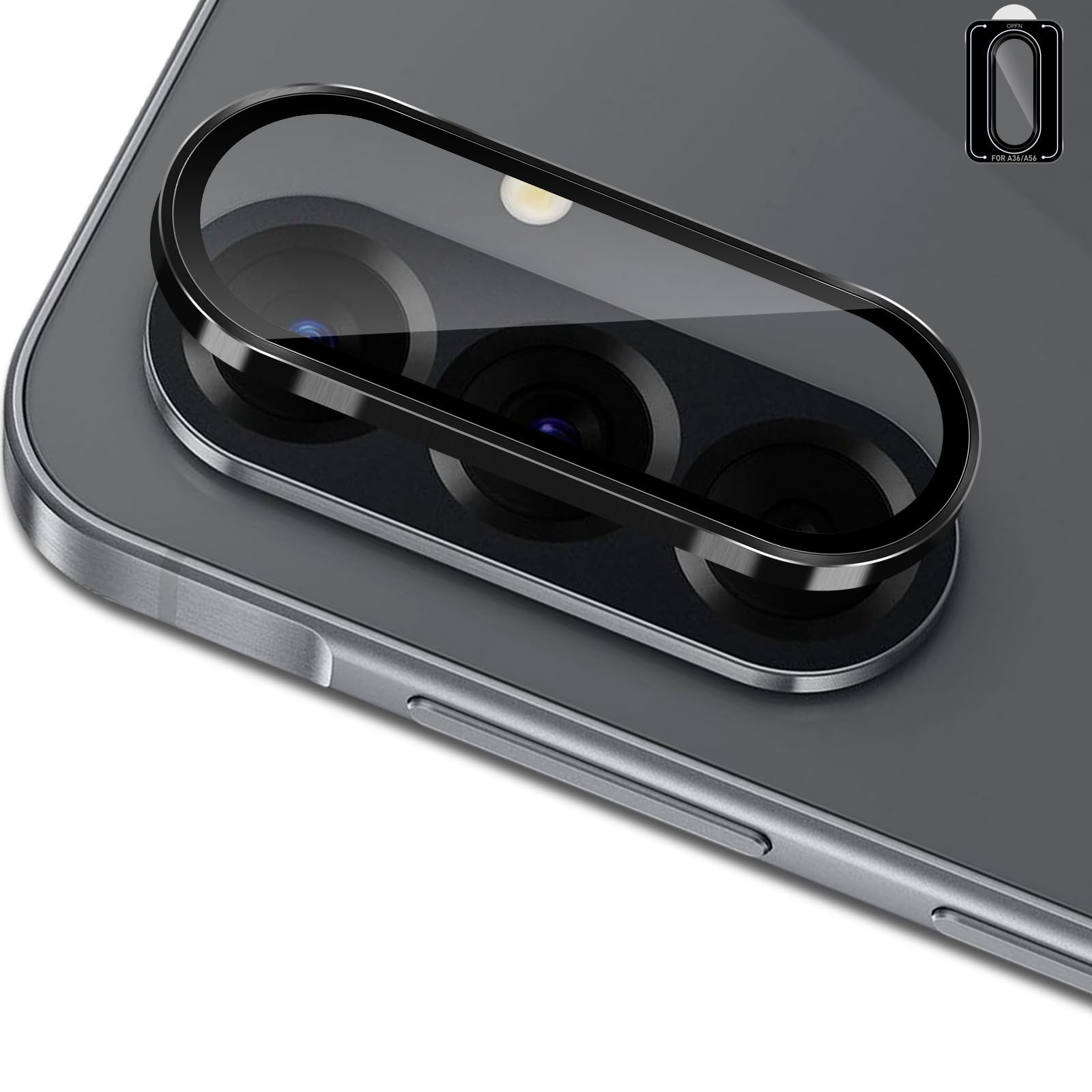 Camera Lens Protector for Samsung A26 A36 A56 Black Silver Gold Blue View 7 - OnlineExpo.pk