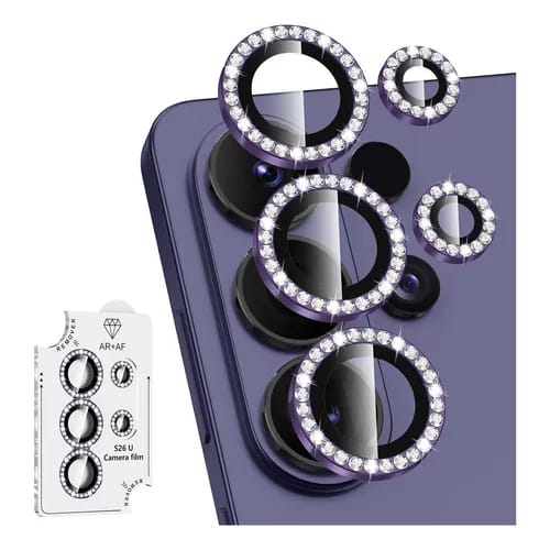 Camera Lens Protector for Samsung S26 Ultra Diamond Solid camera protector Original Product Front View - OnlineExpo.pk