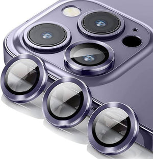 Purple Camera Lens Protector for 14 Pro Original Product Front View - OnlineExpo.pk