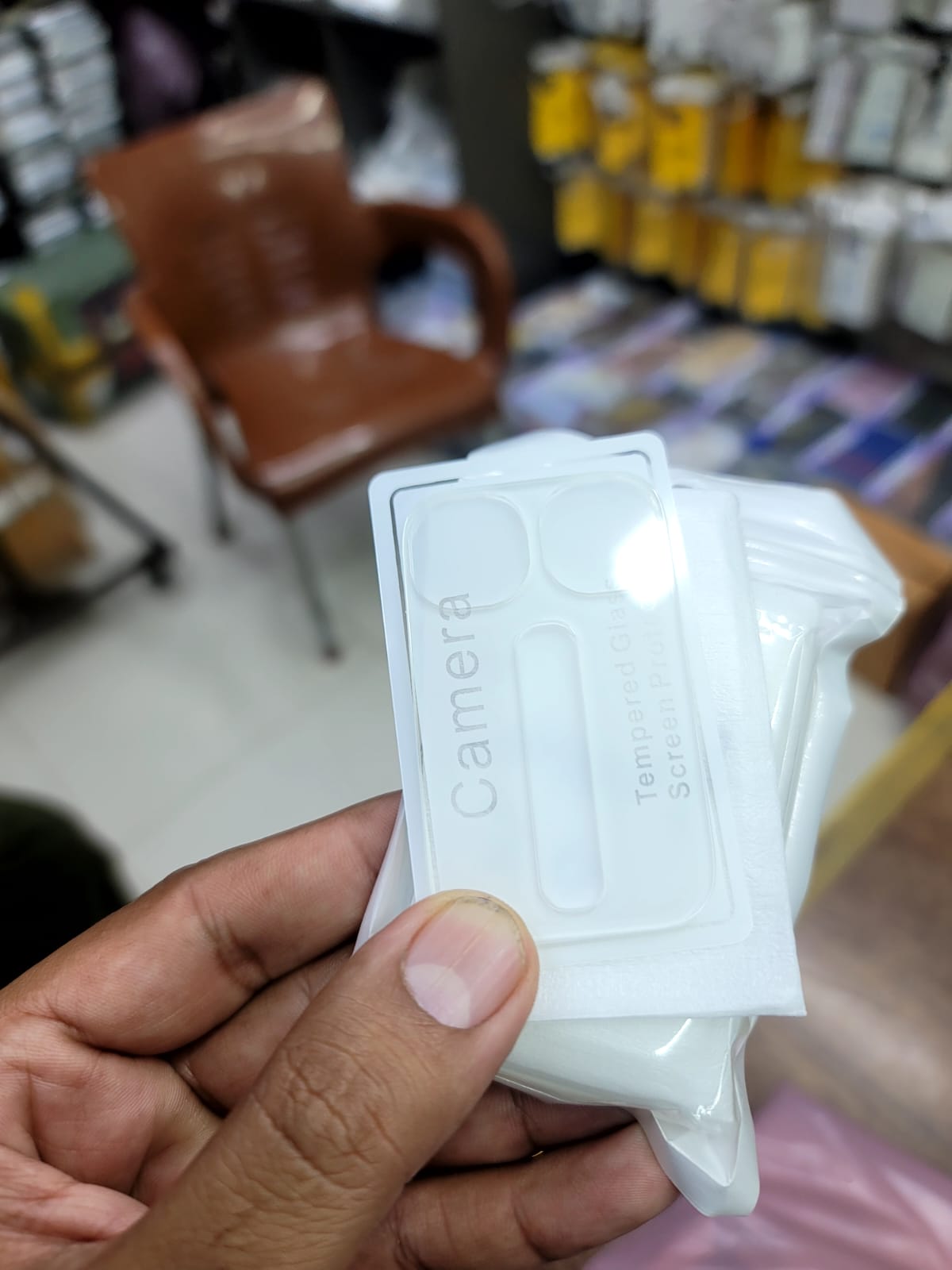Tempered camera protector for Infinix Smart 20 Clear Camera Glass Lens Protector Tempered Full Cover Original Product Front View - OnlineExpo.pk