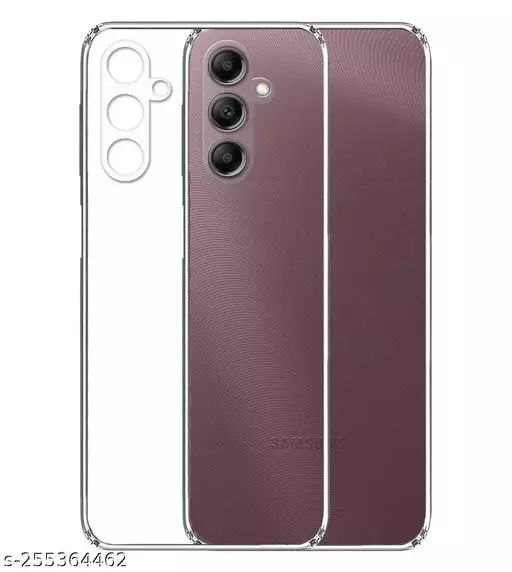 Back cover Samsung galaxy A14 5G Transparent with Camera protection soft TPU material Original Product Front View