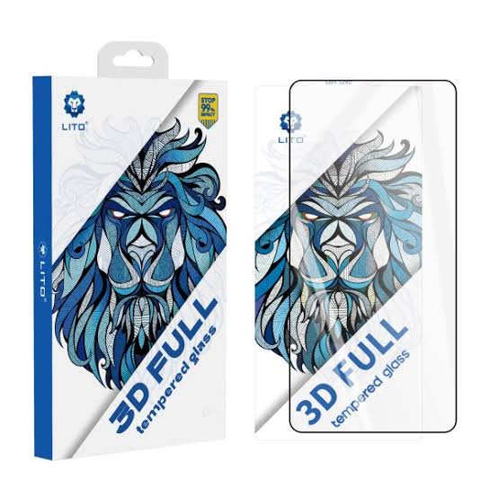 Lito 3D Full Cover Tempered Glass Screen Protector For Samsung Galaxy S24 Ultra Original Product Front View - OnlineExpo.pk