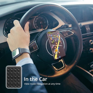 Silicone Suction Pad Phone Holder Self-Adhesive Rubber Mat 8x5.5cm View 3 - OnlineExpo.pk