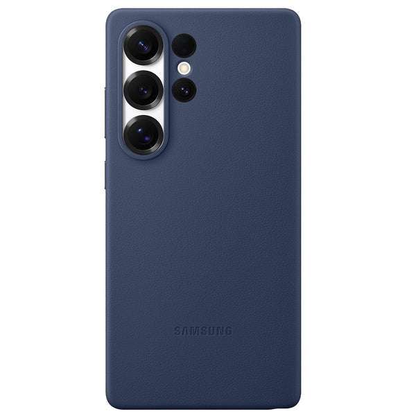 Galaxy S25 Ultra Slim Leather Case With Inner Lining Brown Original Product Front View - OnlineExpo.pk