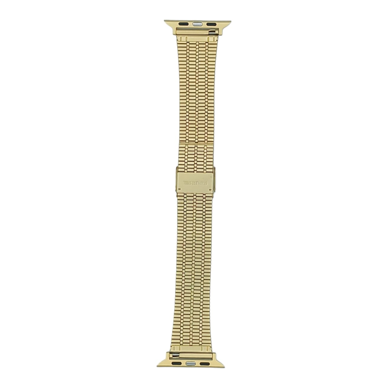 42mm/44mm/45mm/49mm/22mm Luxury Style Stainless Steel Chain Straps For Smart Watch - Golden View 2 - OnlineExpo.pk