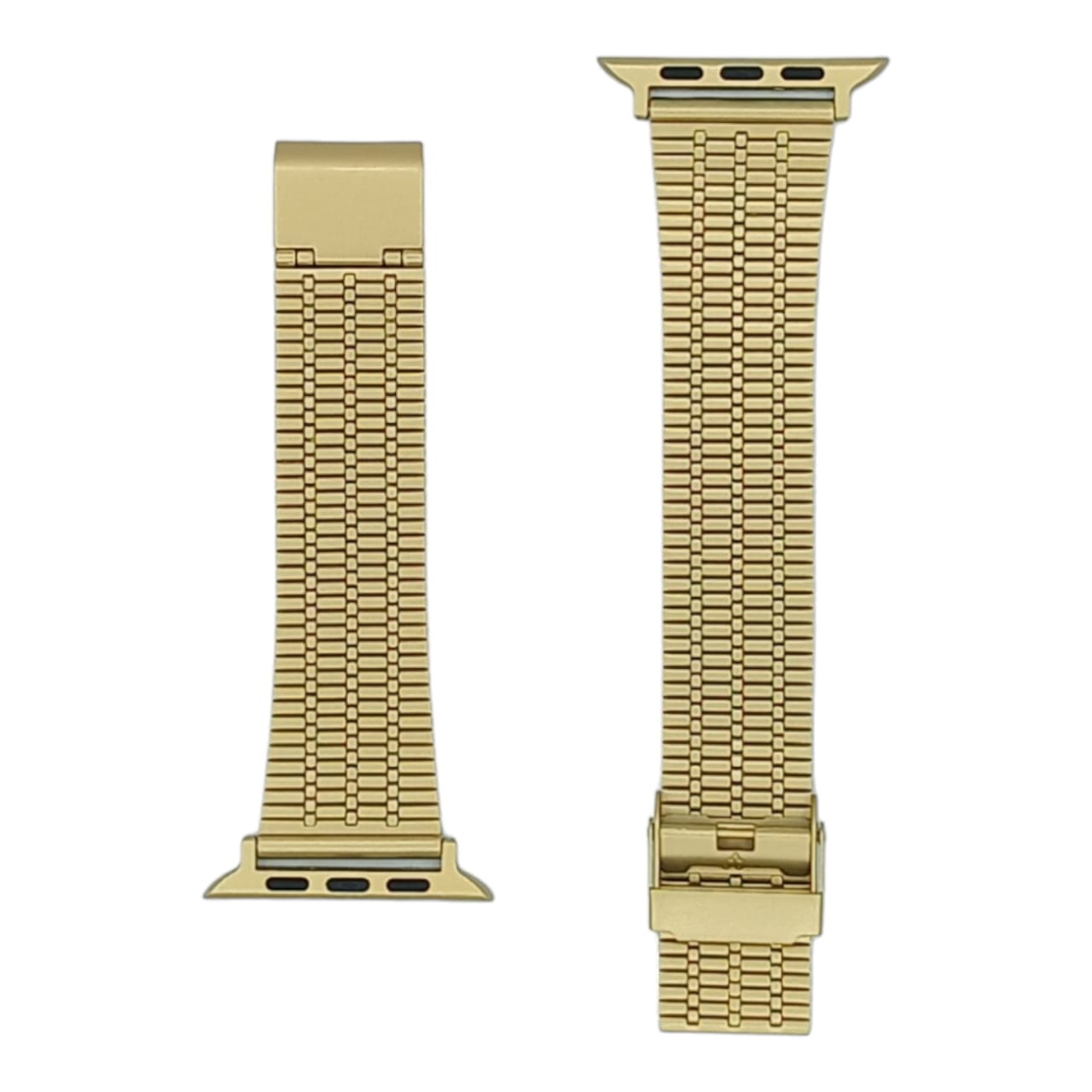 42mm/44mm/45mm/49mm/22mm Luxury Style Stainless Steel Chain Straps For Smart Watch - Golden View 4 - OnlineExpo.pk