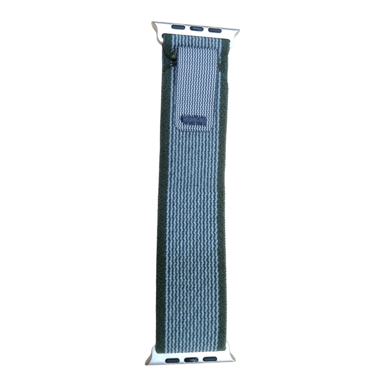 42mm-44mm-45mm-49mm Trail Loop Smartwatch Strap For Apple Watch - Grey/Green Original Product Front View - OnlineExpo.pk