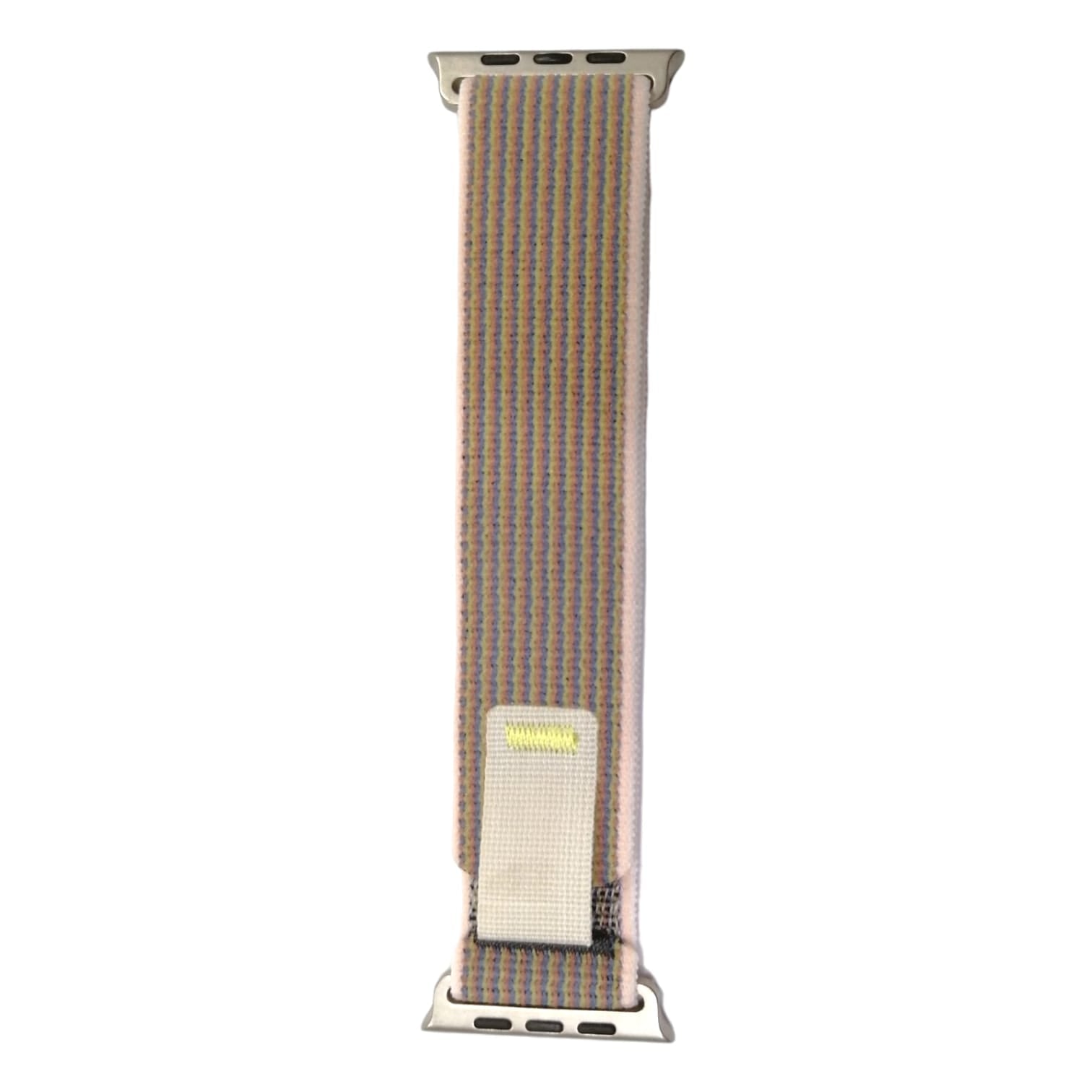 42mm-44mm-45mm-49mm Trail Loop Smartwatch Strap For Apple Watch - Beige/Pink Original Product Front View - OnlineExpo.pk