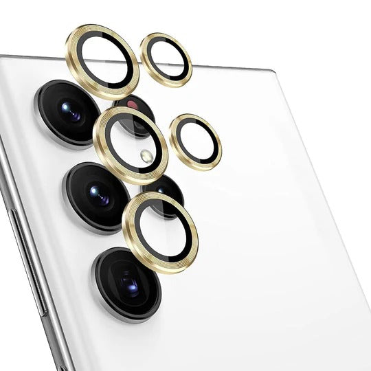 Samsung Galaxy S24 Ultra Camera Ring Lens - Gold/Yellow Original Product Front View - OnlineExpo.pk