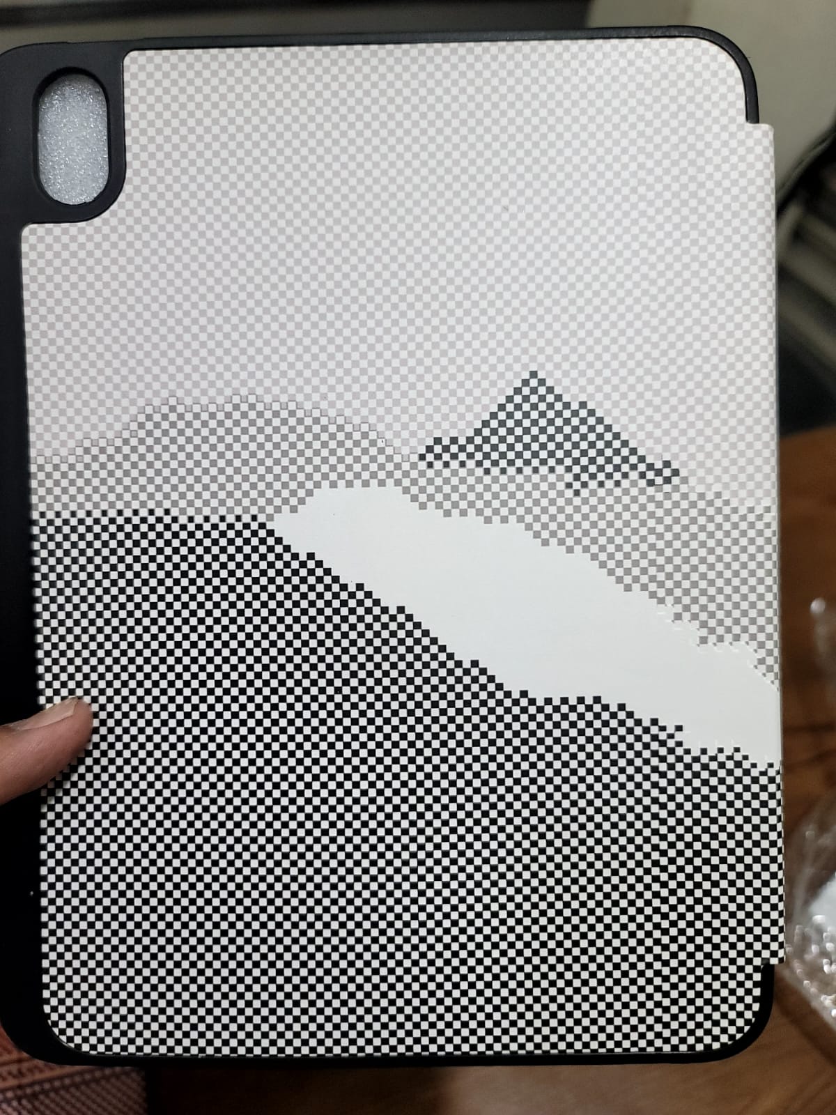 PITAKA printed Book cover for Apple iPad 10th Generation 10.9 inch 11th Generation 11 inch A16 Smart case with pen holder space View 6 - OnlineExpo.pk