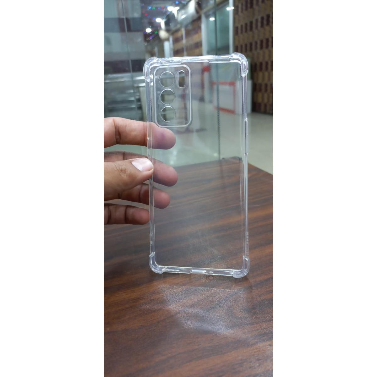 Bumper Case for Oppro Reno 6 Pro Transparent with Camera protection shockproof cover soft jelly material Original Product