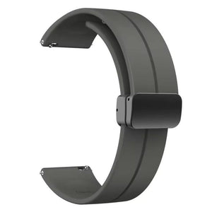 22mm Sports Silicone Magnetic Lock Watch Strap – Zero Luna / Revolt / Redmi Watch 5 / Huawei GT4/GT5 / Samsung 46mm View 4 - OnlineExpo.pk