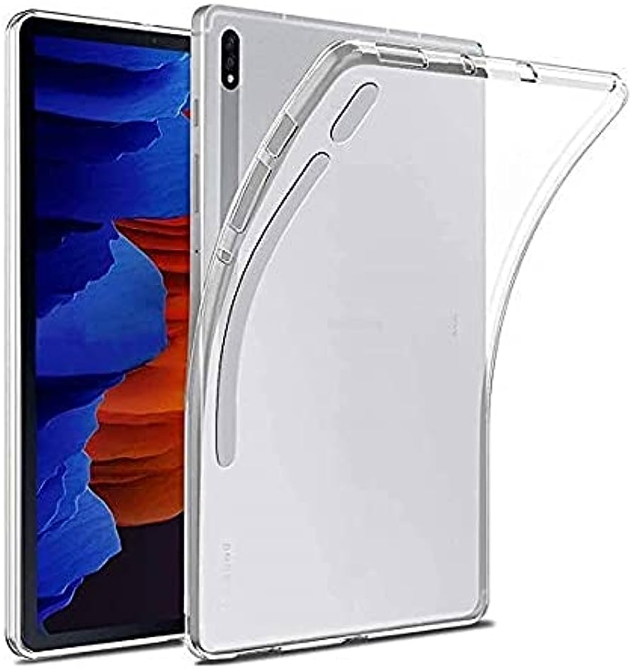 Bumper Cover for Tab S8+ 12.4'' M-X800, SM-X806, SM-X806B, SM-X806U, SM-X806N S8 Plus 12.4 inch Case TPU Silicon Transparent Cover View 2 - OnlineExpo.pk