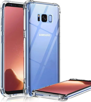 Bumper Back cover Samsung S9 Transparent with Camera protection soft jelly material Original Product Front View - OnlineExpo.pk
