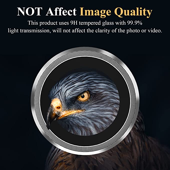 Silver Camera Protector Samsung Galaxy S23 Ultra 3D Back Camera Lens Protector View 2 - OnlineExpo.pk