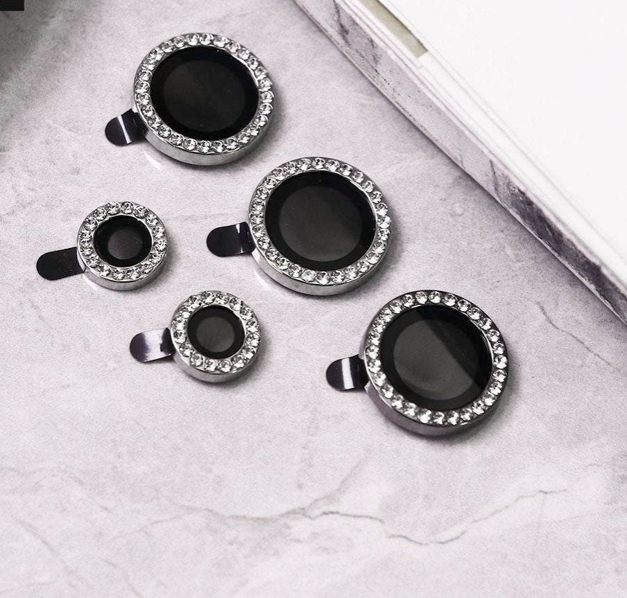 Camera protector Diamond Camera Lens Protector for Samsung S25 S25 Plus S25 Ultra Silver Black View 4 - OnlineExpo.pk