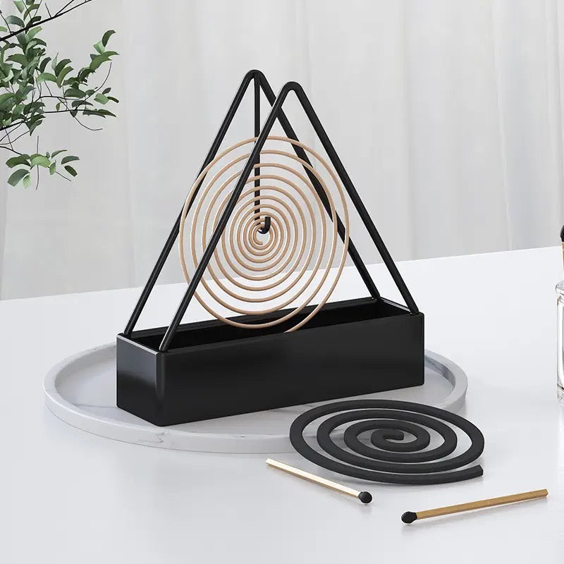 Full Metal Mosquito Coil Holder Stand View 2 - OnlineExpo.pk