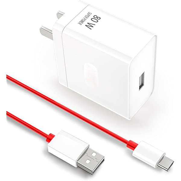 OnePlus Super vooc 80W Adapter USB A-to-C Warp Charger View 4 - OnlineExpo.pk