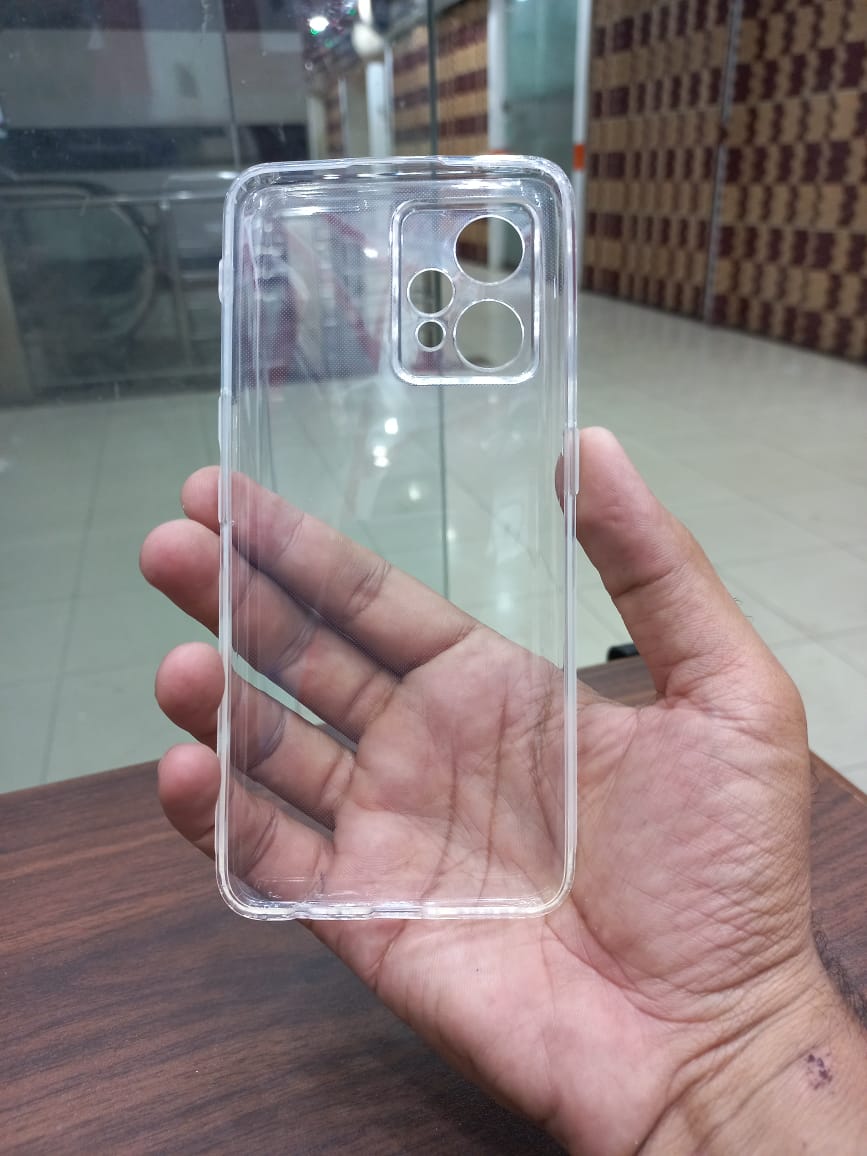 Soft Jelly cover Real me 9 Pro Plus 5G Transparent with Camera protection Dust Proof Cap View 2 - OnlineExpo.pk