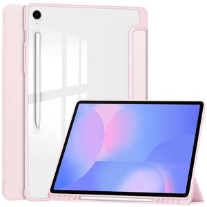 Evo Clear Folio Tablet Case for Samsung S10 Fe+ 13.1 inch Smart case with pen holder space for S10 FE Plus 13.1 Inch Original Product Front View - OnlineExpo.pk
