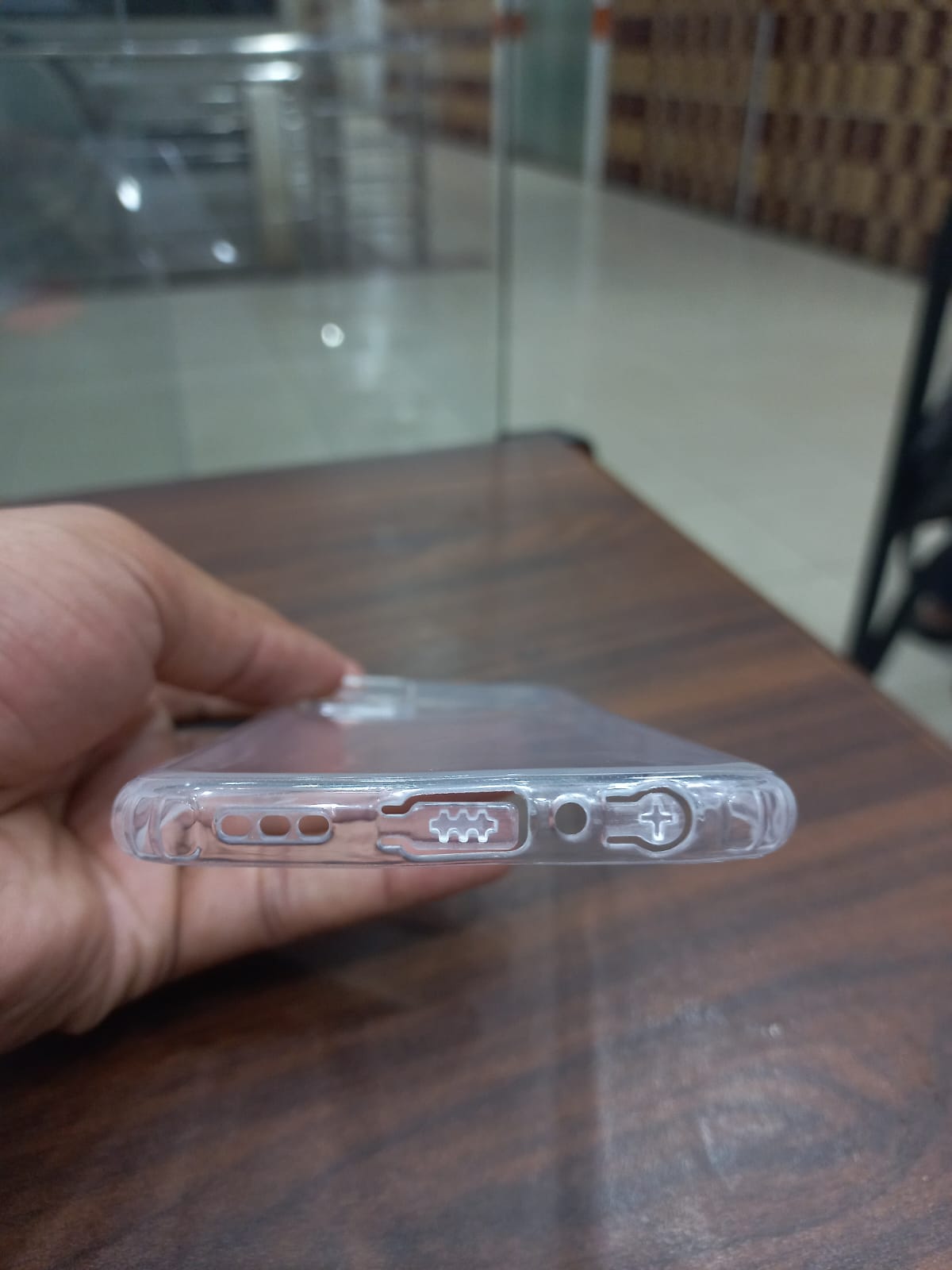 Dust proof cover GT_Master_Edition Transparent with Camera protection soft jelly material bottom cap (No Edges) View 3 - OnlineExpo.pk