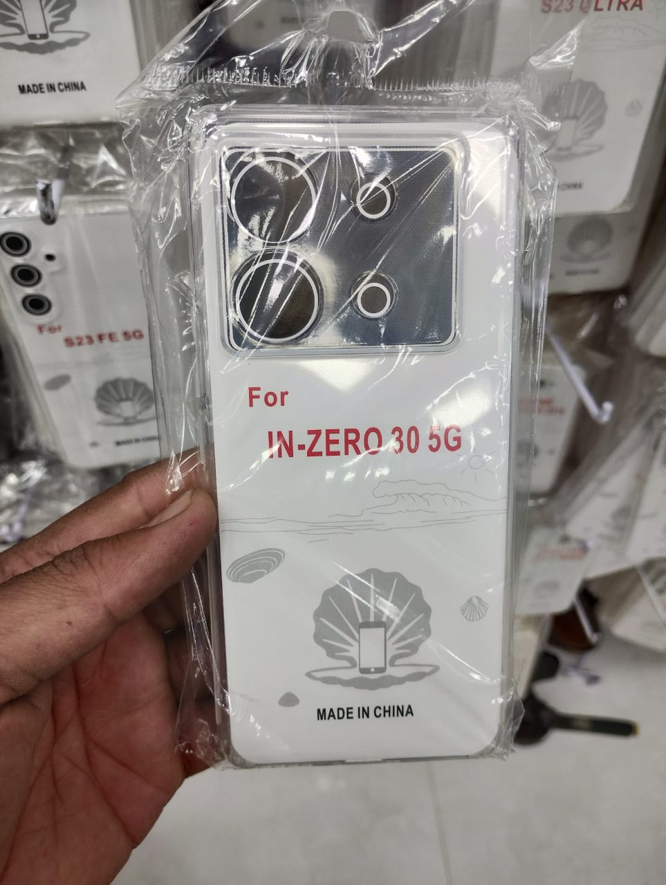 Soft Jelly Transparent Cover - Redmi 13C / Note 13 Pro / Zero 30 / Hot 40 / Realme C67 / Samsung S24 Ultra - Camera Protection Dust Proof View 7 - OnlineExpo.pk
