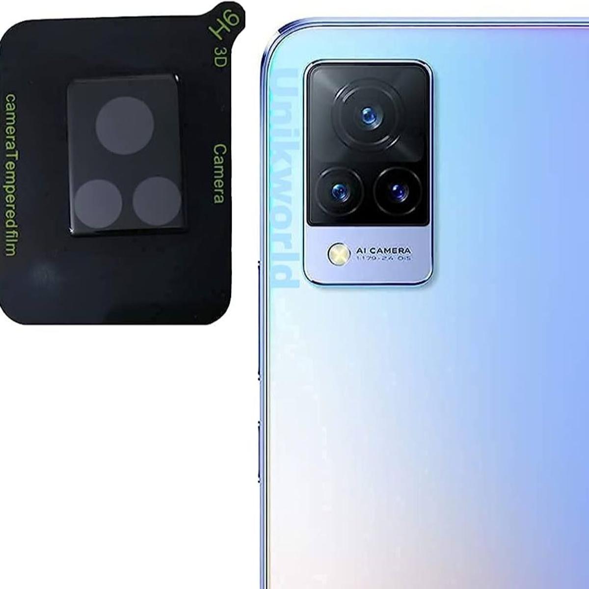 3D Camera Glass Protector for Vivo Y73 Tempered Full Cover Original Product Front View - OnlineExpo.pk
